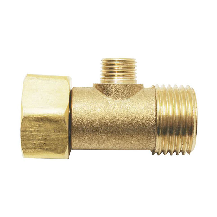 Plumb Pak PP2040LF Water Supply Connector Tee, 1/2 X 1/2 X 3/8 in, FIP X MIP X OD