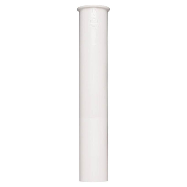Plumb Pak PP906W Sink Tailpiece, 1-1/2 in Dia X 12 in L, Flanged, PVC, White