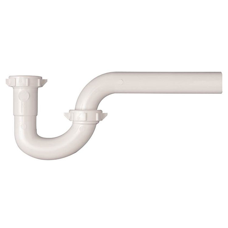 PlumbPak PP940W P-Trap, 1-1/4 X 1-1/2 in, Plastic, White