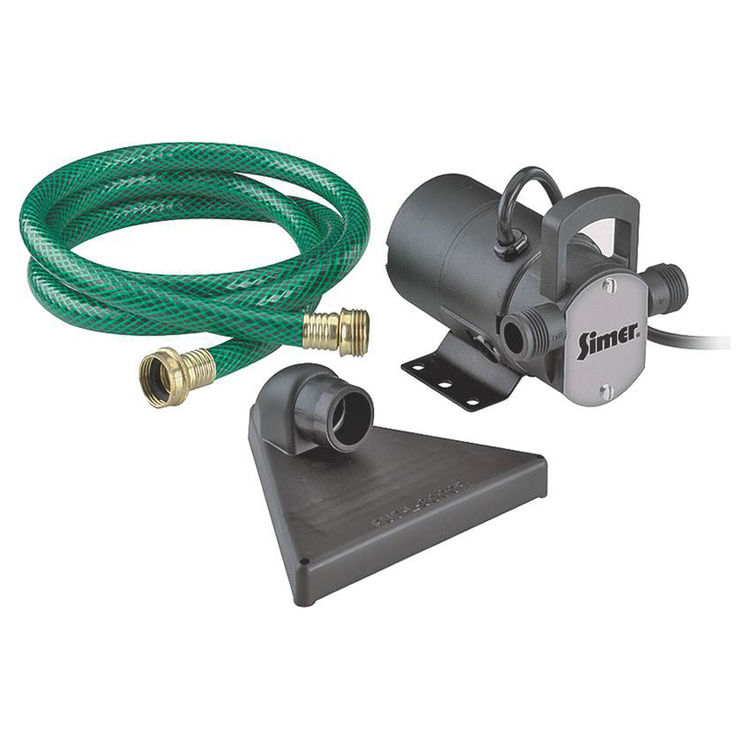 Sta-Rite Portable Mini-Vac Utility Pump Kit, 1/12 HP, 62 GPH, 40' Discharge Height - M40P