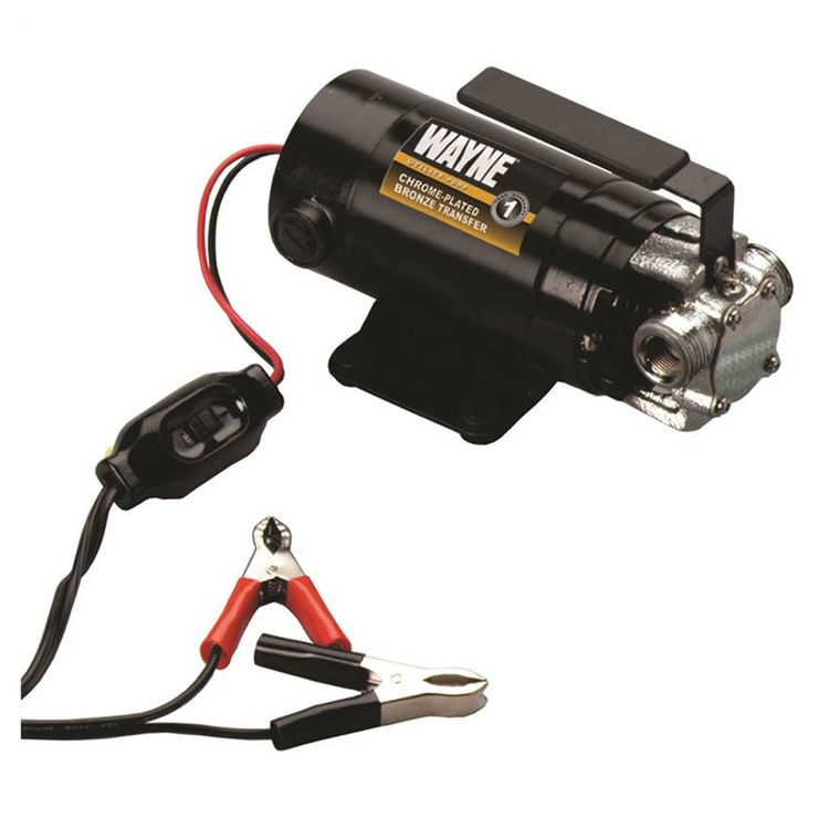Wayne Self-Priming Transfer Pump, 300 GPH, 3/4" Inlet, 3/4" Discharge, 8' Cord, Coated Steel - PC1  