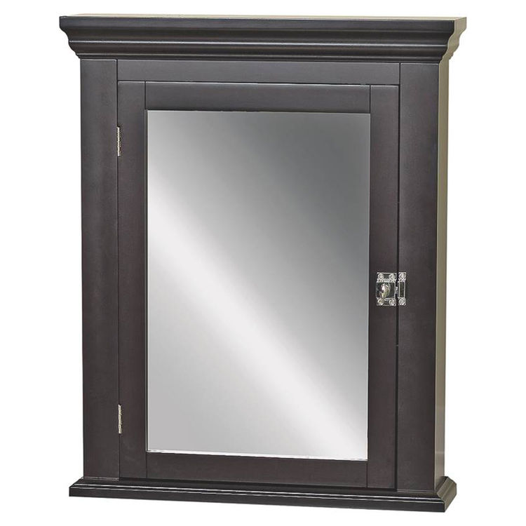 Zenith Early American MC11CH Mirrored Medicine Cabinet, 22-1/4 in W X 5-3/4 in D X 27-1/4 in H