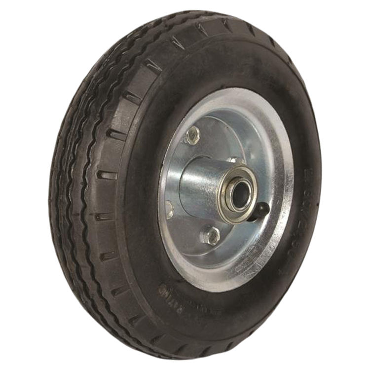 DH Casters W-PN Light/Medium Duty Ribbed Pneumatic Wheel, 8 in Dia X 2-1/2 in W, 310 lb