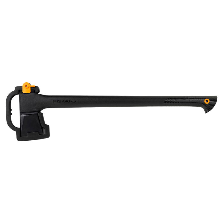 Fiskars 375591-1001 Splitting Axe, 2.25 lb, 28 in OAL, Hardened Forged Steel, Shock-Absorbing