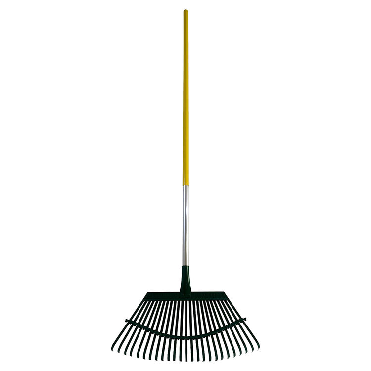 Flexrake Garden 1A Lawn Rake, 19 in W Head, 25 Tine, 48 in Handle