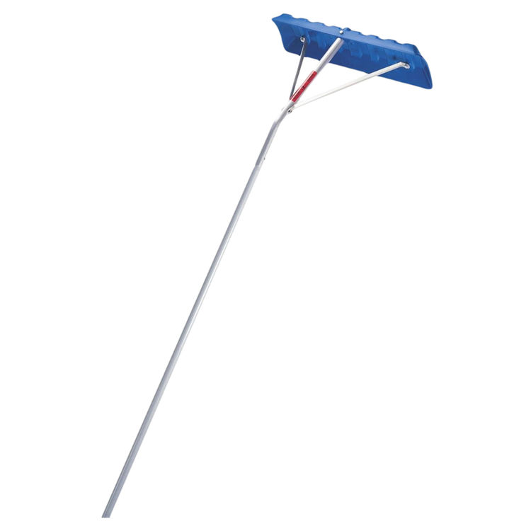 Yukon GPRR24U Roof Rake, 24 in W X 6 in L-Head, 16.25 ft Handle
