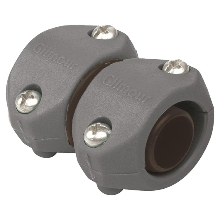 Gilmour 01HM Large Hose Mender, 5/8 X 3/4 in, Male, Polymer