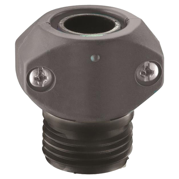 Gilmour 01M Large Garden Hose Coupling, 5/8 X 3/4 in, Male, Polymer