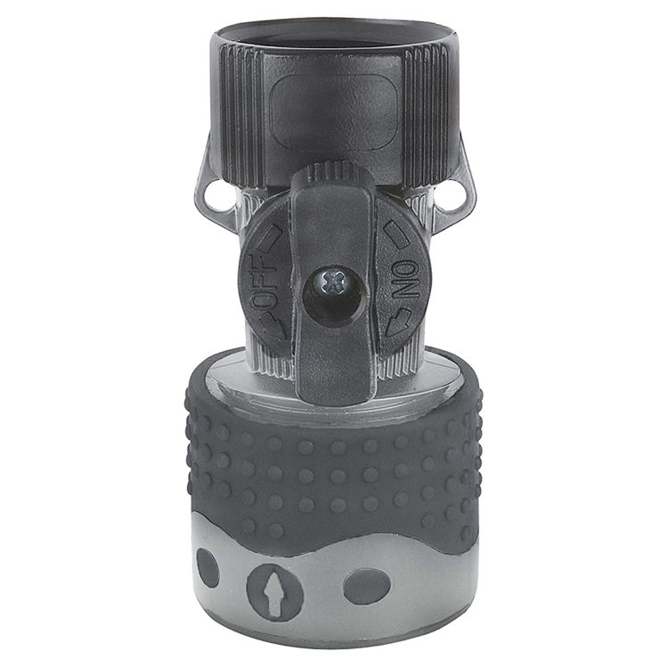 Gilmour 29QF Quick Garden Hose Coupling With Shut-Off, Female, Plastic