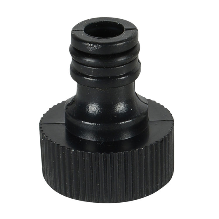 Gilmour 39QM Quick Faucet Hose Connector, Male, Polymer, Black
