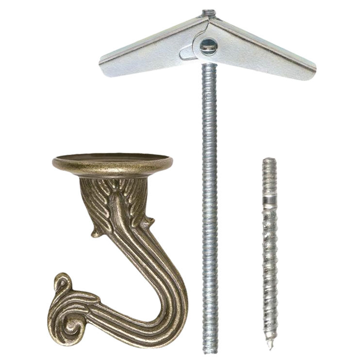 Hillman 50342 Swag Hook, Antique Brass