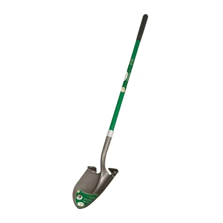 Landscapers Select Shovel with Open-Back Blade and 47" Ergonomic Fiberglass Handle - 33260