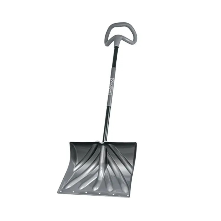 Vulcan Snow Shovel with 18" Poly Blade and Ergonomic Steel Handle - 34405