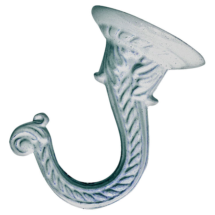 Landscapers Select Ceiling Swag Hook with Toggle Bolt, 11 lb Capacity, Zinc, White Finish - GB0093L