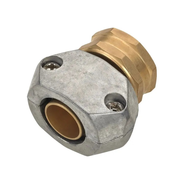 Landscaper Select 5/8" to 3/4" Female Hose Repair Coupling, Female, Brass/Zinc - GC533