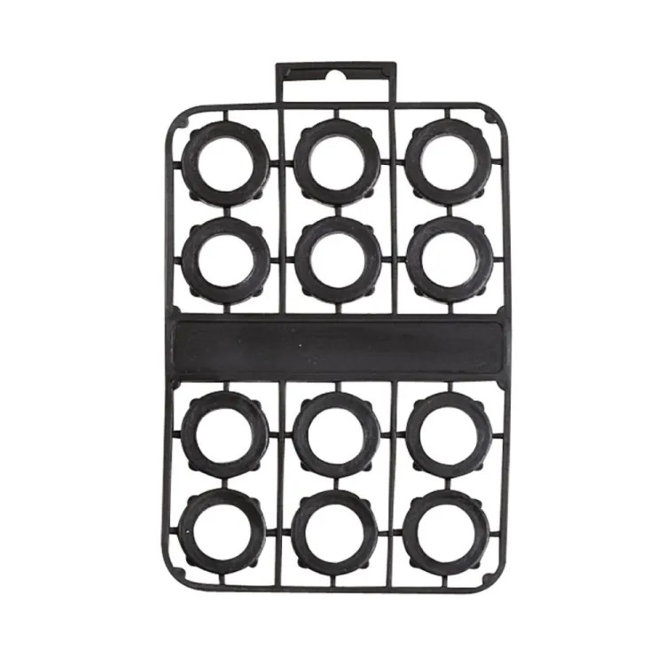 Landscapers Select 12-Piece Plastic Hose Washer for Standard Garden Hose, PVC, Black - GM2073L