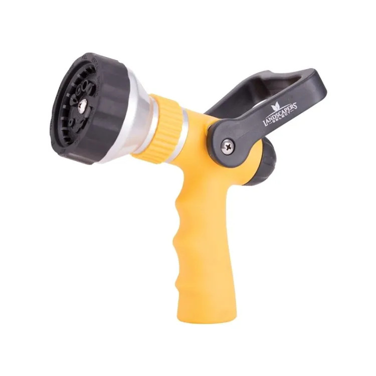 Landscapers Select 10-Pattern Fireman's Power Flow Nozzle for Garden Hose, Female, Plastic - GN97731