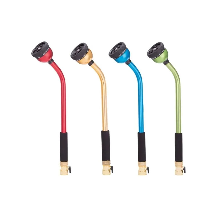 Landscapers Select 12-Piece 18" 9-Pattern Water Wand for Garden Hose, Female, Aluminum, Assorted Colors - GW54511/183L