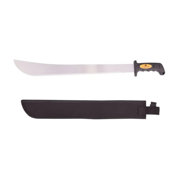 Landscapers Select 27-1/2" Soft Grip Machete with 22" High-Carbon Steel Blade and 5-1/2" Rubber Handle - JLO-003-N3L