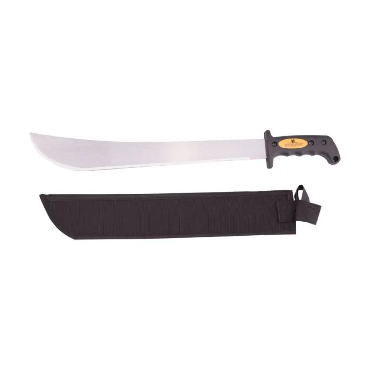 Landscapers Select 23-1/2" Soft Grip Machete with 18" High-Carbon Steel Blade and 5-1/2" Rubber Handle - JLO-006-N3L