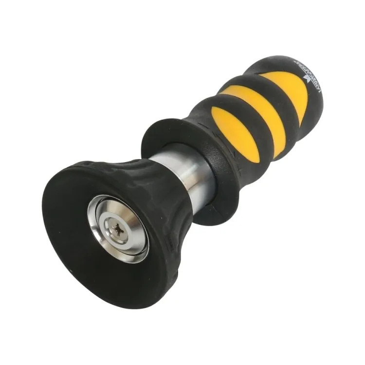Landscapers Select Fireman's Power Spray Nozzle for Garden Hose, Female, Aluminum, Black - RR-15630