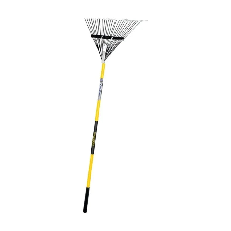 Vulcan Lawn/Leaf Rake with 54" Fiberglass Handle and 26" Steel Tines - 34248