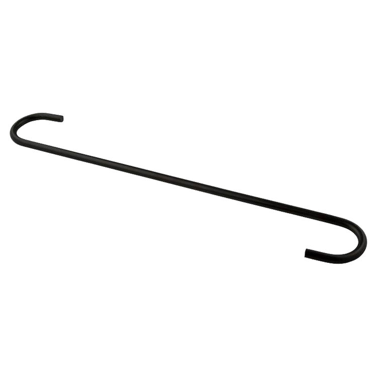 National Hardware V2668 Extender S-Hook, 12 in L, Black