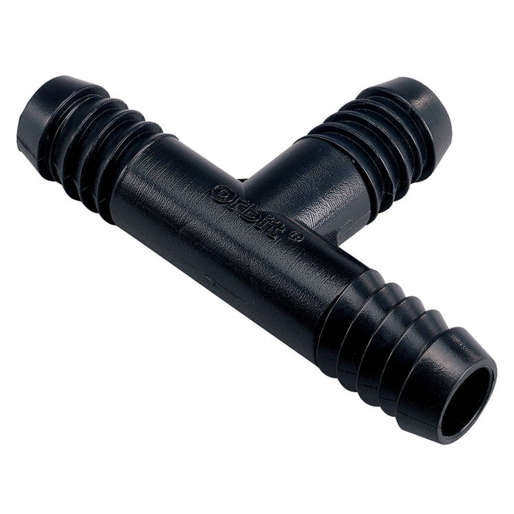 WaterMaster 37166 Flexible Riser Tee, For Use With 1/2 in Pipe, 1/2 in Barbed, Plastic