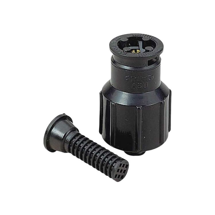 Oribit Shrub Sprinkler Head, 2.5 GPM, 25 PSI, 1/2" FNPT, Half-Circle, Plastic, Black - 54010D