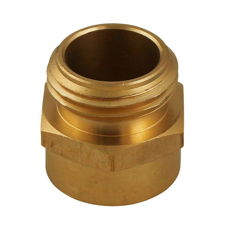 Plumb Pak PP850 Garden Hose Adapter, 3/4 X 1/2 in, Male X MIP, Brass