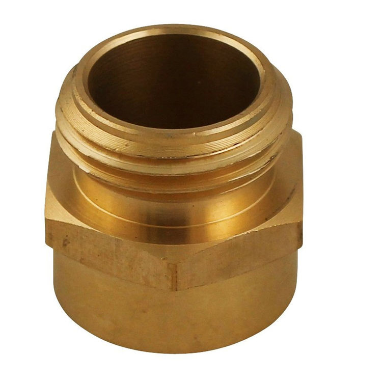 Plumb Pak PP850 Garden Hose Adapter, 3/4 X 3/4 in, MHT X FIP, Brass