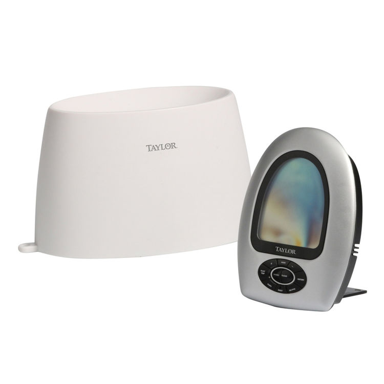 Taylor 2755 Digital Wireless Rain Gauge, 100 ft
