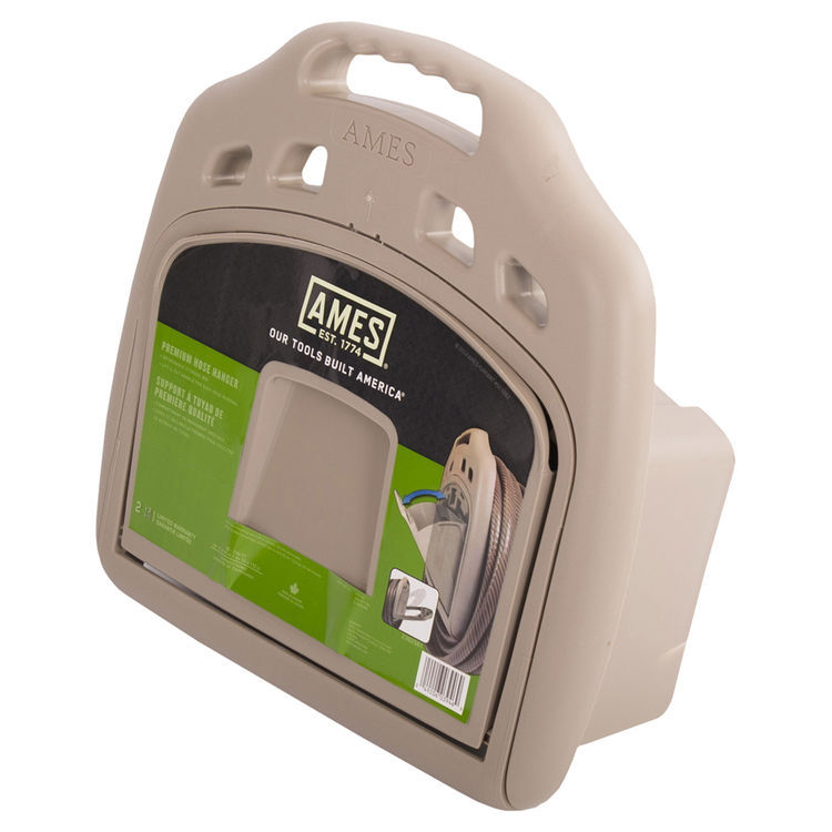 Ames ReelEasy Premium Hose Hanger With Storage Bin, 5/8 in X 150 ft Hose, 6 in W x 14-1/2 in D