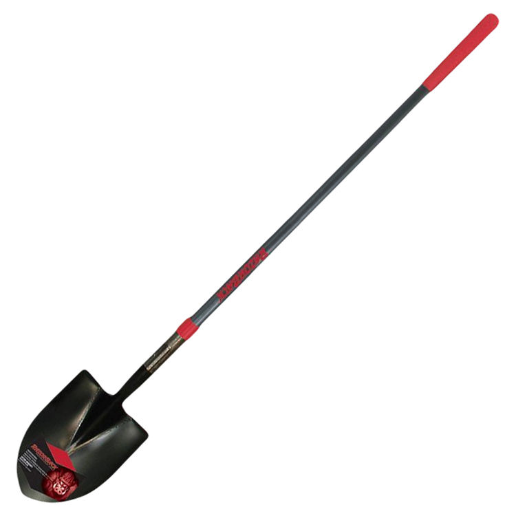 Razor Back 45000 Digging Shovel With Cushion End Grip, 9-1/2 in W X 12 in L, Steel, 48 in, Long