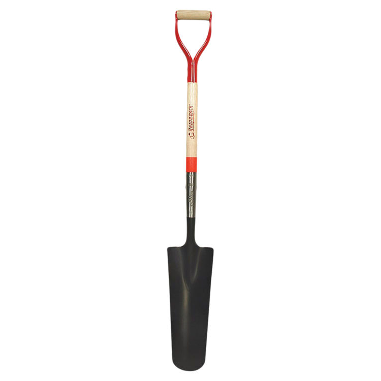 Razor Back 47103 Drain Spade With D-Grip, 4-3/4 in W X 16 in L, Tempered Steel, 29 in, Ashwood