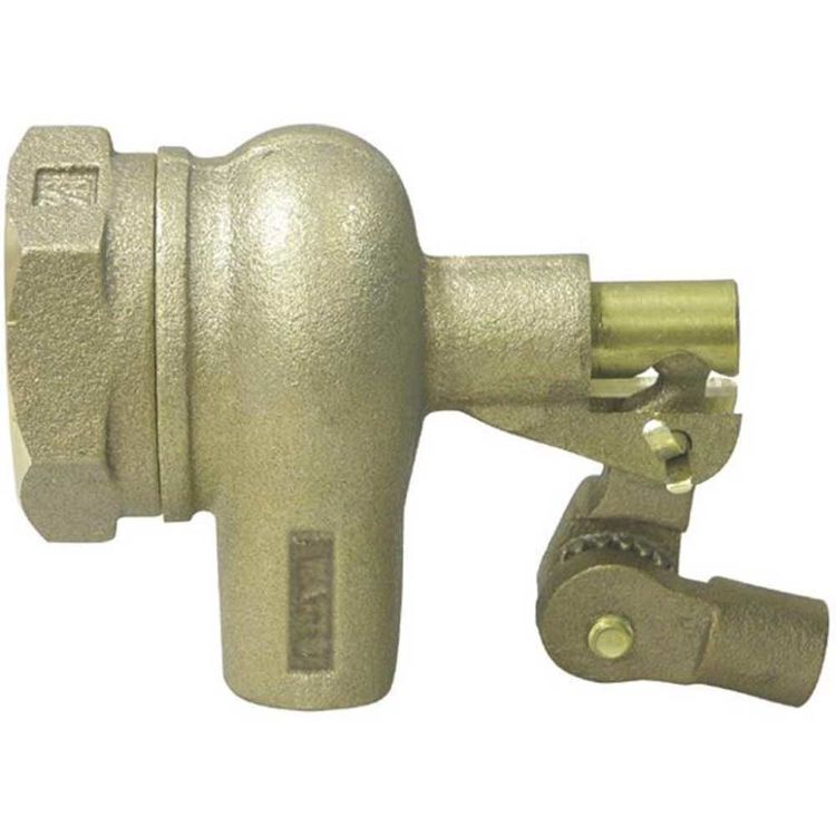 Watts ST2000 Flippen Standard Duty Float Valve, 1-1/4 in Inlet, 2 in Outlet, FNPT, Bronze