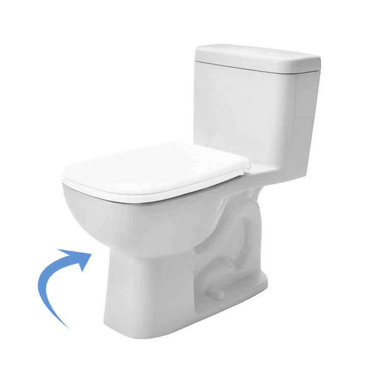 Duravit 0113010082  D-Code Elongated One Piece Toilet White