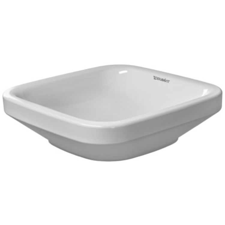 Duravit 0349430000 DuraStyle 16 7/8" Vessel Bathroom Sink without Overflow and Tap Platform 