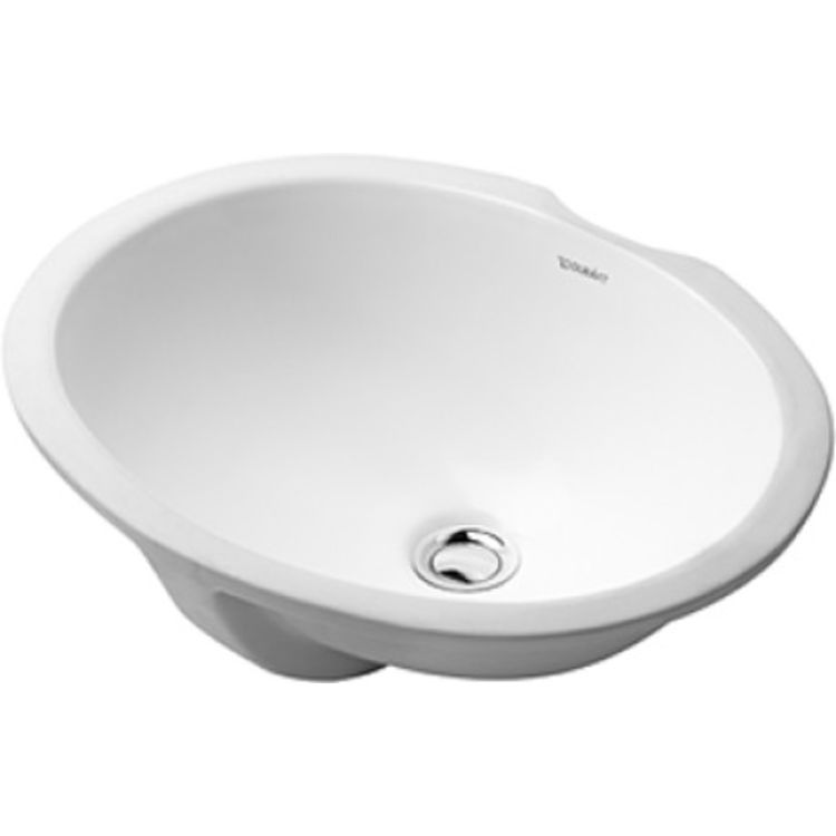 Duravit Undermount Porcelain Bathroom Sink 0481570000 White