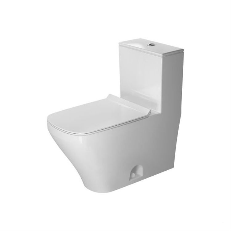 Duravit 2157010085 DuraStyle Single Flush/Dual Flush One-Piece Floor Mounted Close Coupled Elongated Toilet - White
