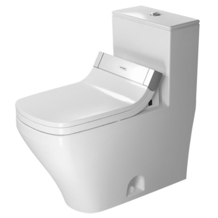 Duravit 2157510005 DuraStyle Single Flush/Dual Flush One-Piece Floor Mounted Elongated Toilet - White