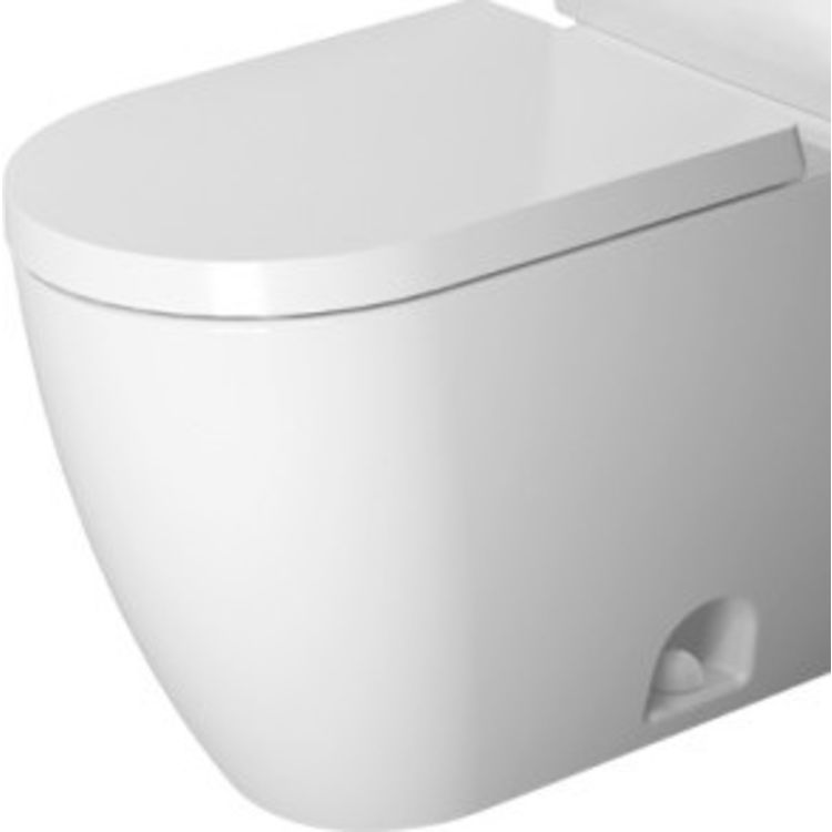 Duravit 2171010085 ME by Starck Single Flush/Dual Flush Two-Piece Floor Mounted Elongated Toilet - White