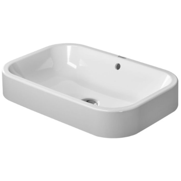 Duravit Happy D.2 2314600000 23-5/8" Vessel Bathroom Sink with Overflow 