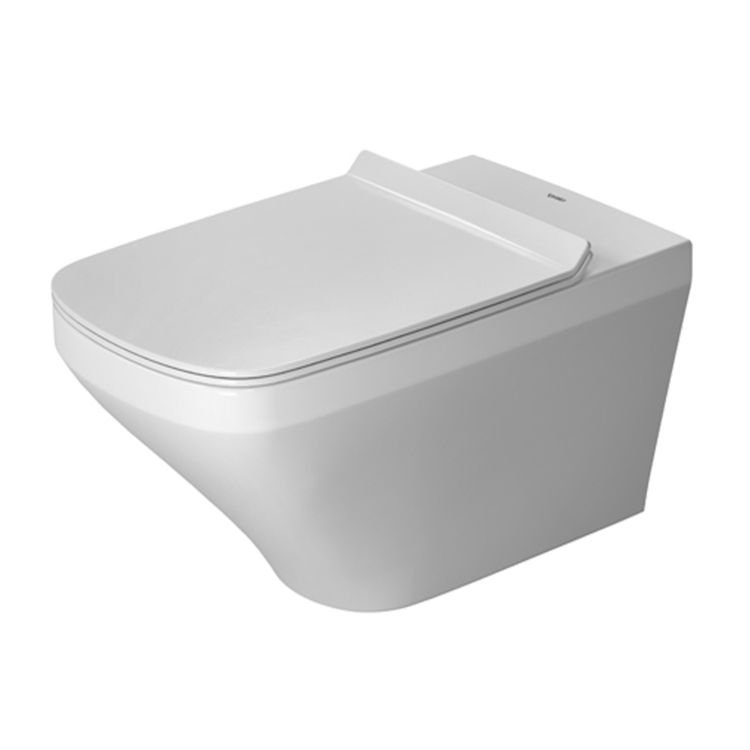 Duravit 2537090092 DuraStyle Dual Flush One-Piece Wall Mounted Elongated Toilet - White