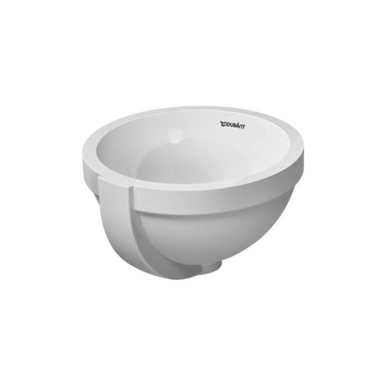 Duravit 03192700001 Architec 12 5/8" Undermount Vanity Bathroom Sink with Overflow 