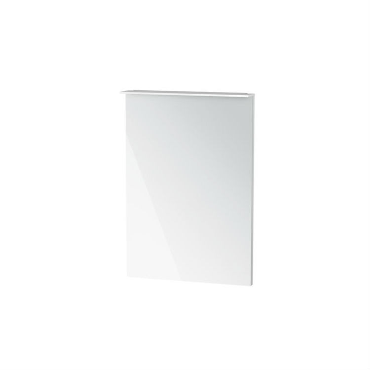 Duravit DL724100000 Delos 23-5/8" Rectangular Frameless Mirror with Lighting With Sensor Switch