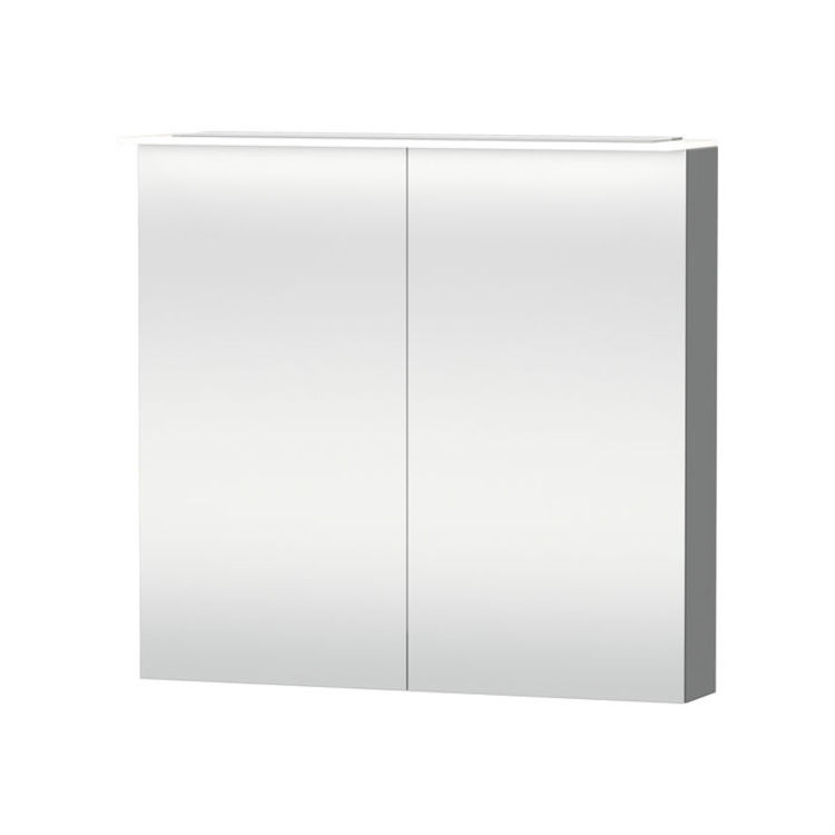 Duravit DL754200000 Delos 31-1/2" Mirror Lighting Cabinet with Two Glass Shelves