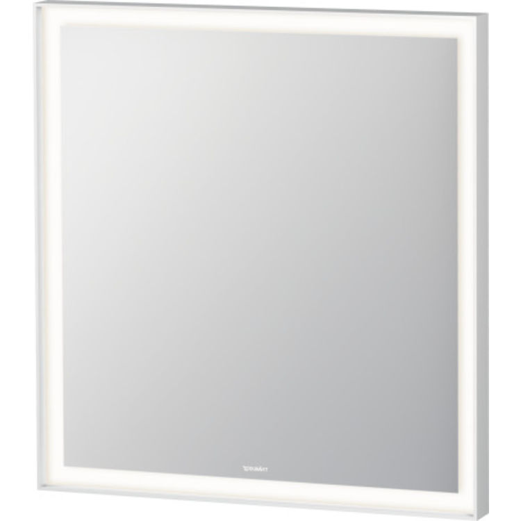 Duravit LC738000000 L-Cube 25 5/8" Rectangular Frameless Mirror with Lighting