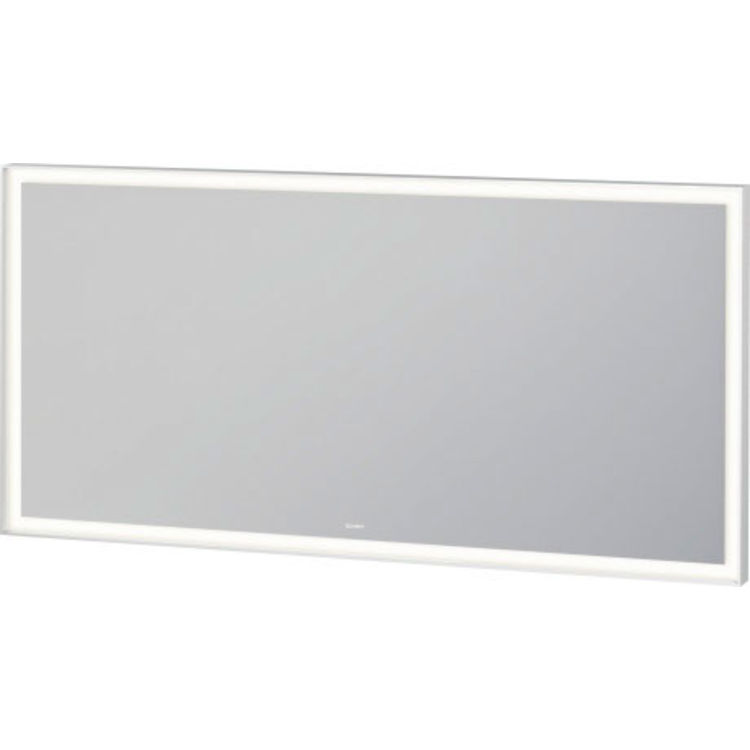 Duravit  L-Cube LC738400000 55-1/8" Rectangular Frameless Mirror w/ Lighting