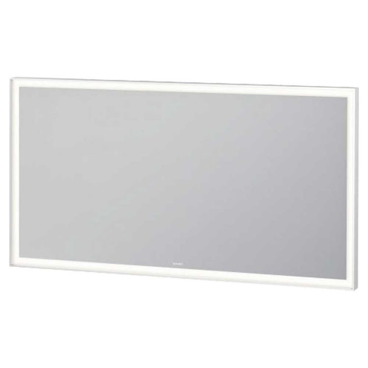 Duravit LC738800000 L-Cube 51 1/8" Rectangular Frameless Mirror with Lighting